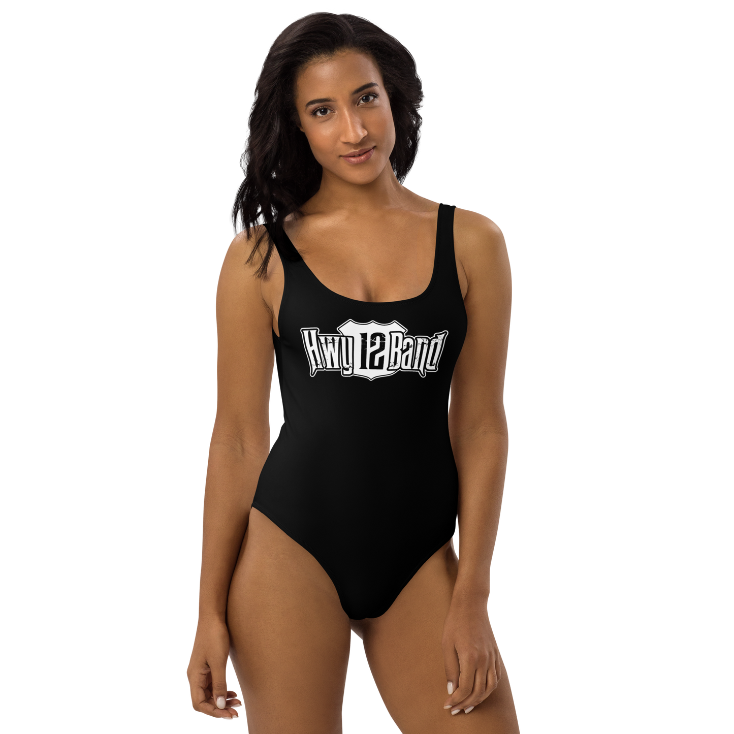 Hwy 12 Band One-Piece Swimsuit