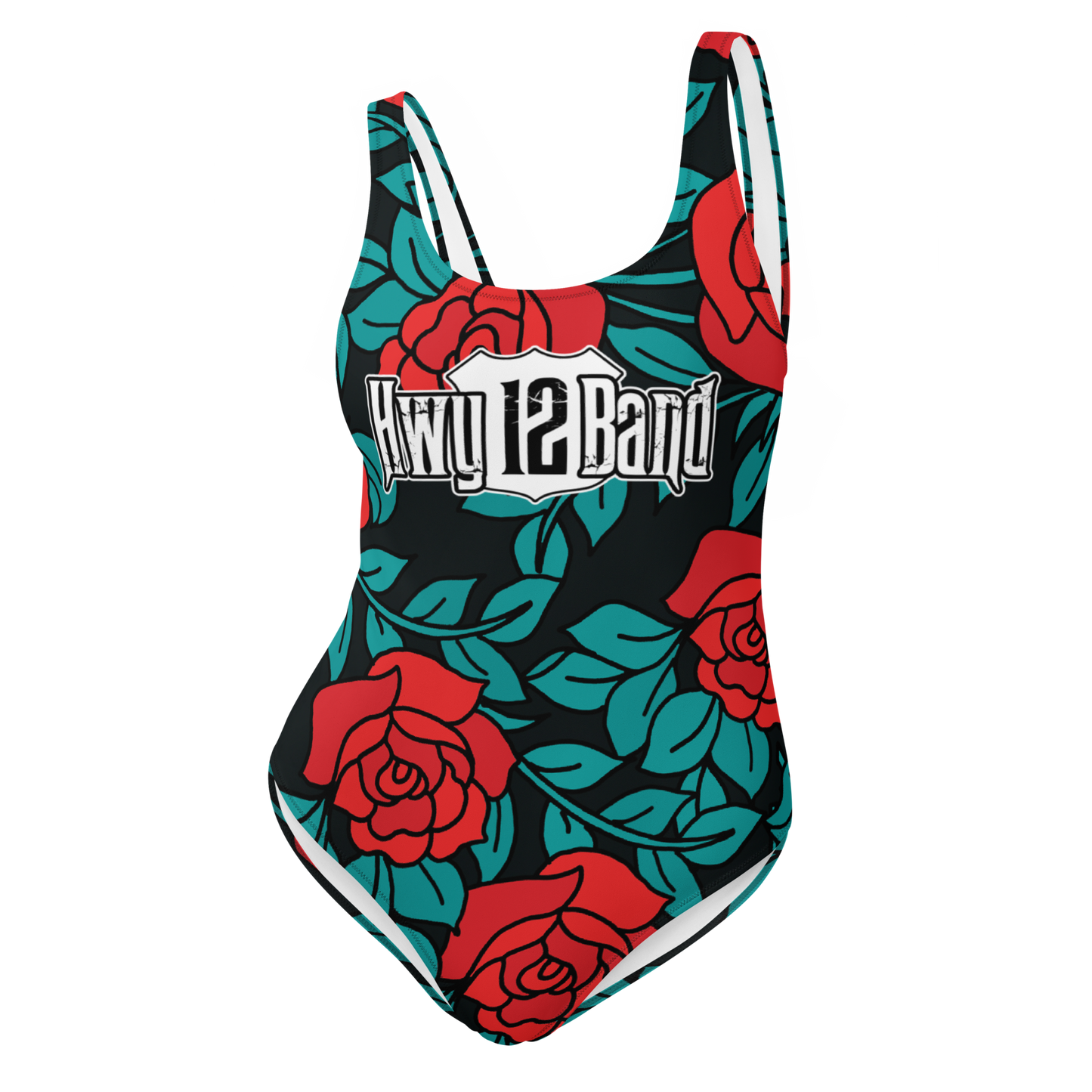 Hwy 12 Band Rose One-Piece Swimsuit