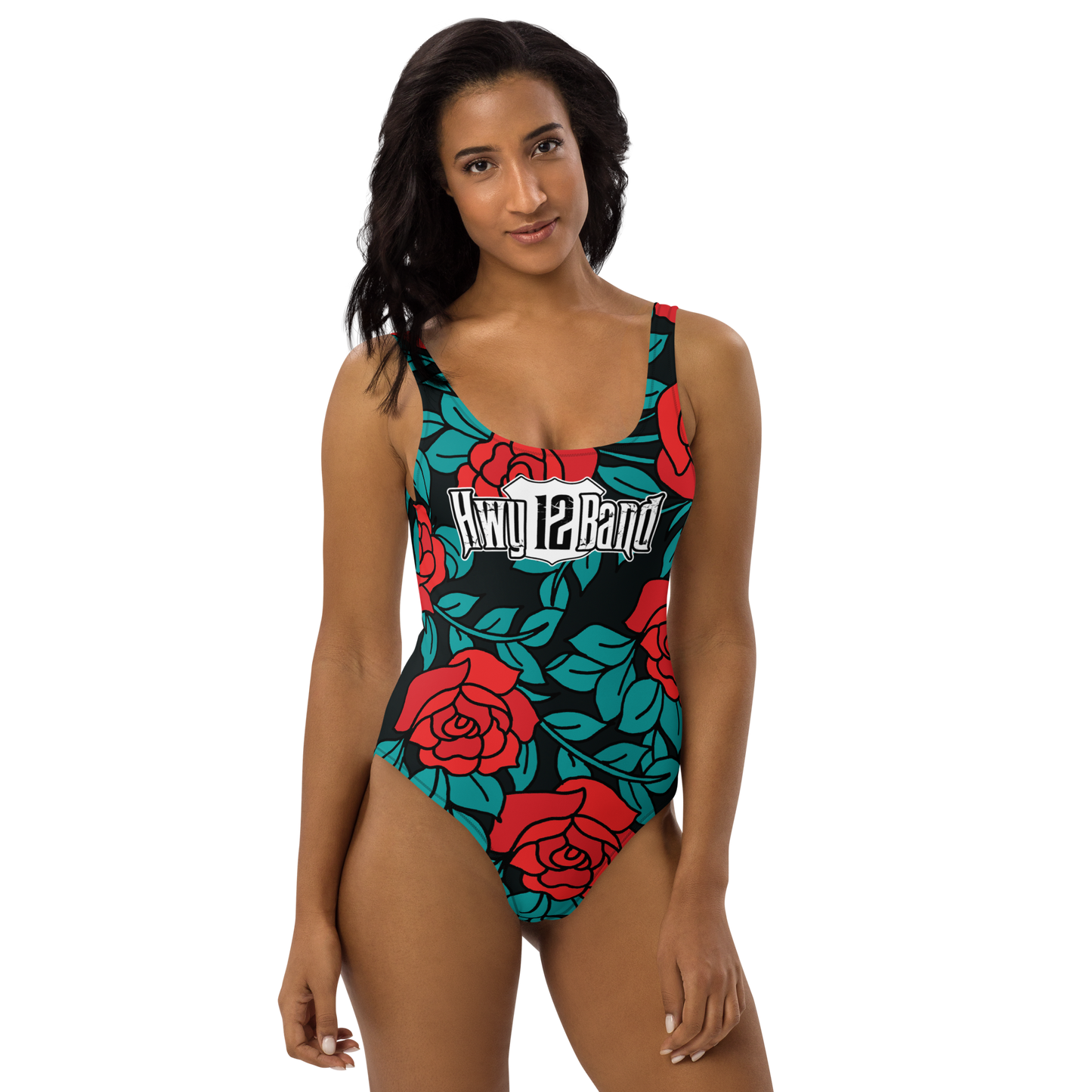 Hwy 12 Band Rose One-Piece Swimsuit