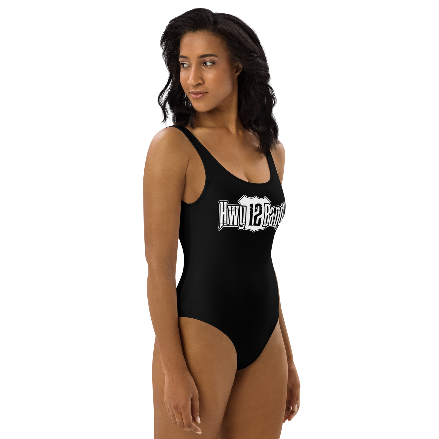 Hwy 12 Band One-Piece Swimsuit