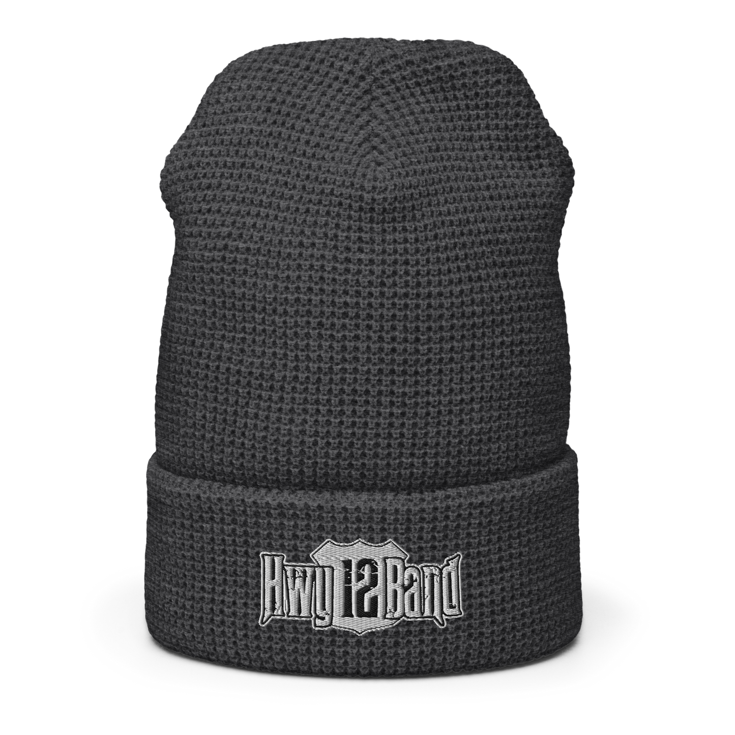 Hwy 12 Band Waffle Beanie - Black